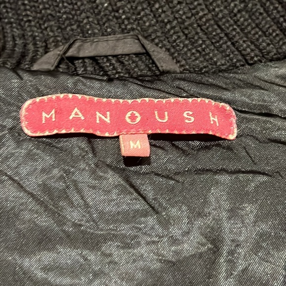 Manouch black lace vest ladies size M ! - Picture 5 of 10